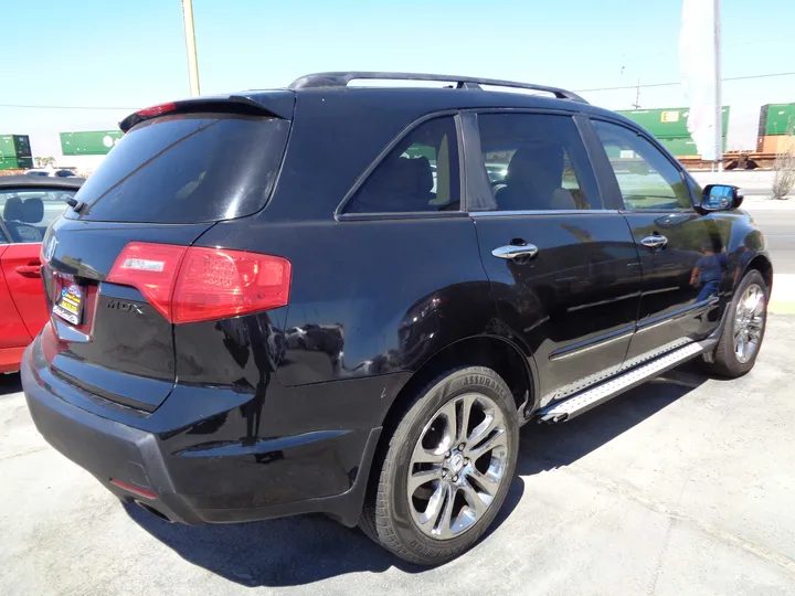 BLACK, 2007 ACURA MDX Image 4