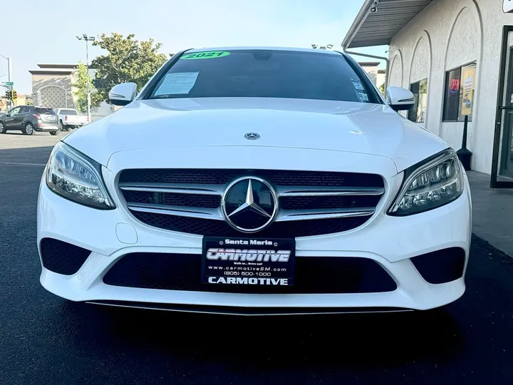 Polar White, 2021 MERCEDES-BENZ C-CLASS Image 2