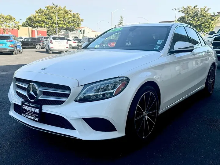 Polar White, 2021 MERCEDES-BENZ C-CLASS Image 3