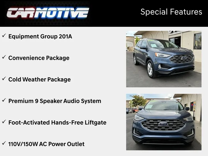 Blue, 2019 FORD EDGE Image 5