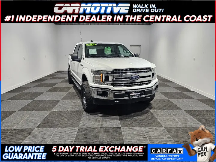 Oxford White, 2019 FORD F-150 Image 1