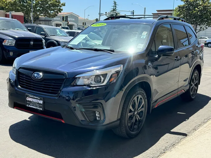 Dark Blue Pearl, 2019 SUBARU FORESTER Image 3