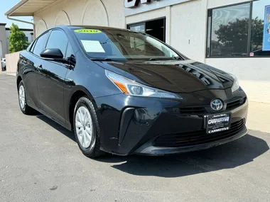 Midnight Black Metallic, 2019 TOYOTA PRIUS Image 