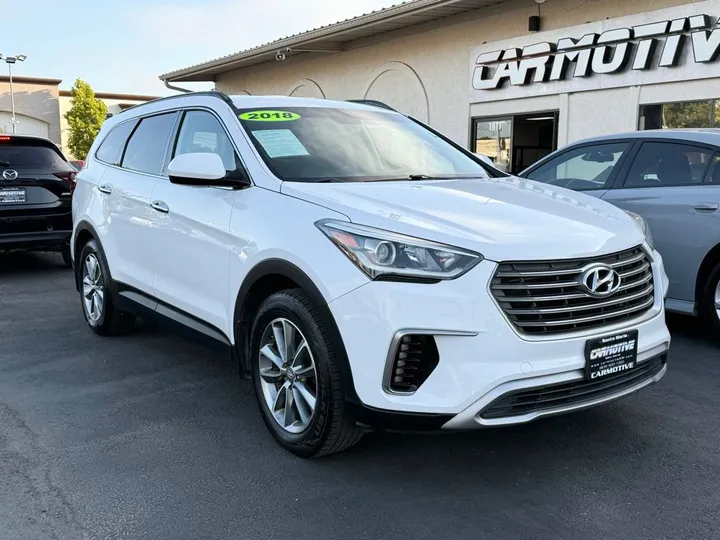 Monaco White, 2018 HYUNDAI SANTA FE Image 1