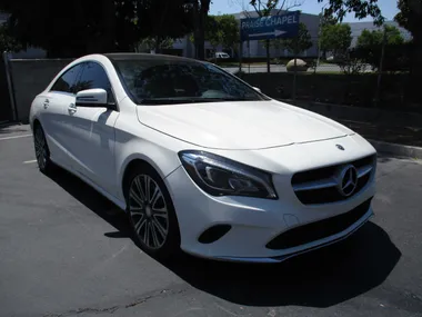 WHITE, 2018 MERCEDES-BENZ CLA Image 