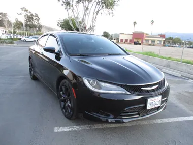 BLACK, 2015 CHRYSLER 200 Image 