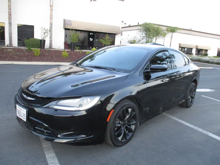 BLACK, 2015 CHRYSLER 200 Image 3