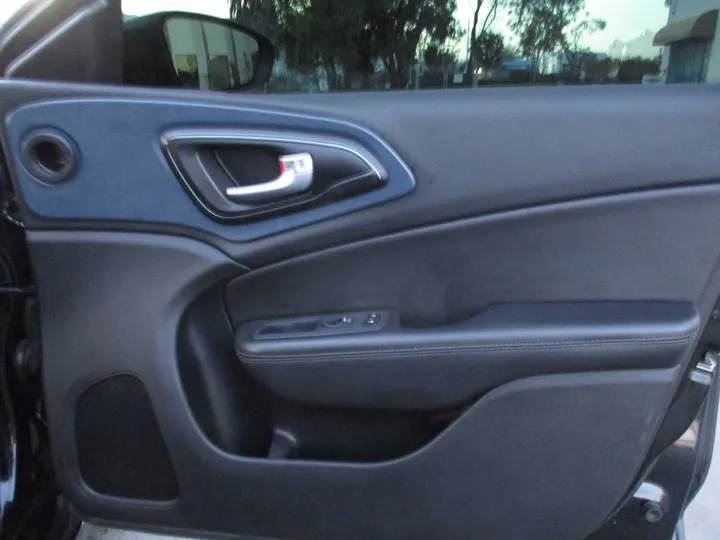 BLACK, 2015 CHRYSLER 200 Image 17