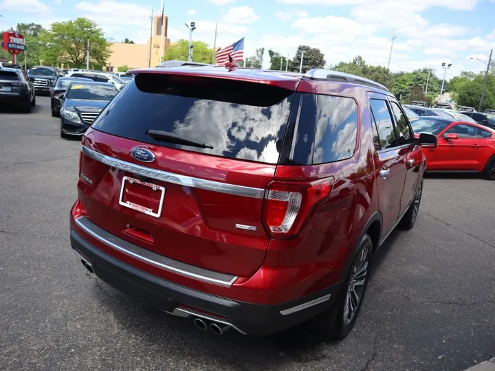 Red, 2019 FORD EXPLORER Image 6