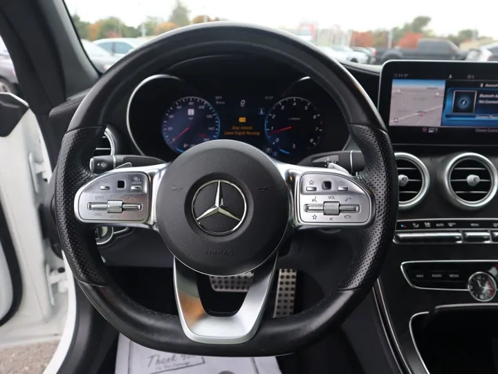 WHITE, 2019 MERCEDES-BENZ C-CLASS Image 11