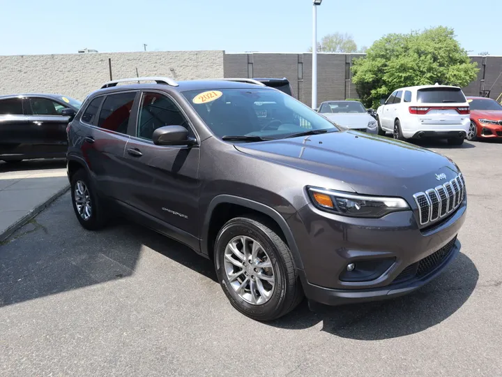 Silver, 2021 JEEP CHEROKEE Image 4