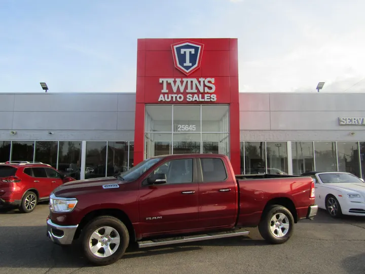 RED, 2020 RAM 1500 QUAD CAB Image 1