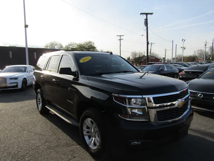 BLACK, 2015 CHEVROLET TAHOE Image 3