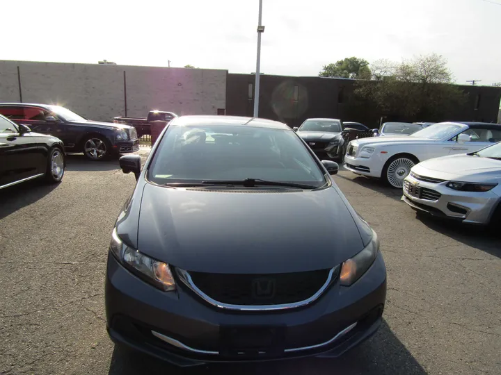 GRAY, 2015 HONDA CIVIC Image 3