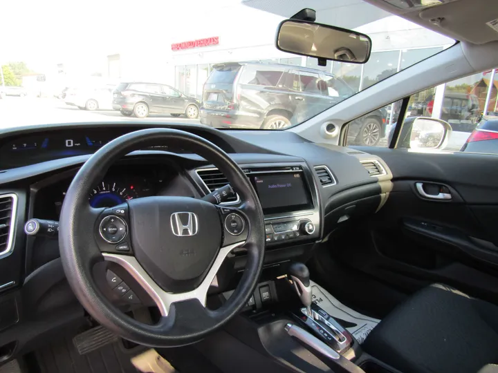 GRAY, 2015 HONDA CIVIC Image 9