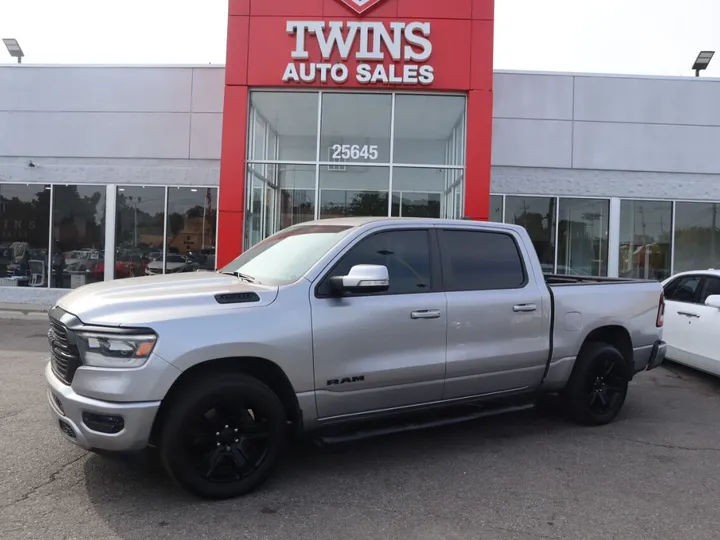 GRAY, 2020 RAM 1500 CREW CAB Image 2