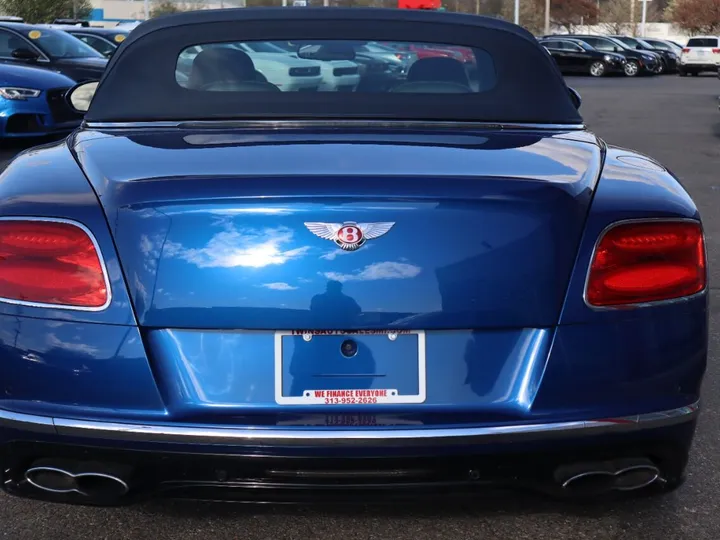 Blue, 2016 BENTLEY CONTINENTAL Image 7