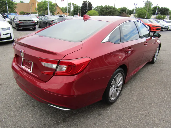 RED, 2019 HONDA ACCORD Image 6