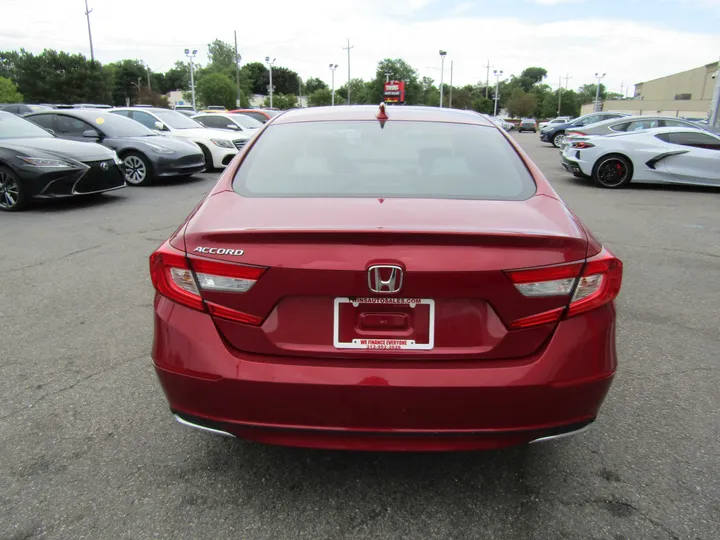 RED, 2019 HONDA ACCORD Image 7