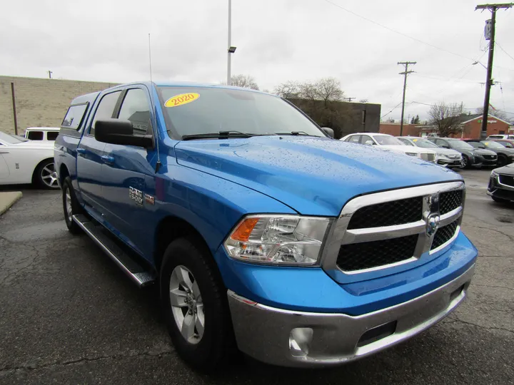 BLUE, 2020 RAM 1500 CLASSIC CREW CAB Image 4