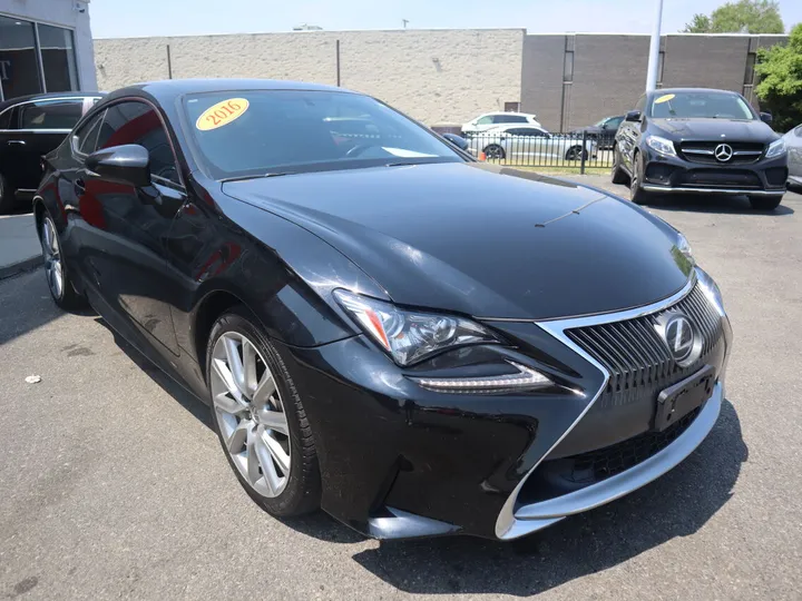 BLACK, 2016 LEXUS RC Image 4