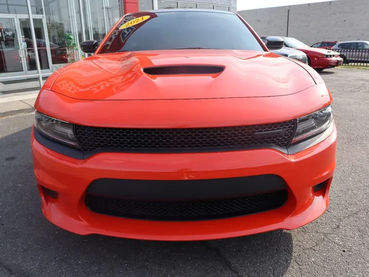 Orange, 2021 DODGE CHARGER Image 3