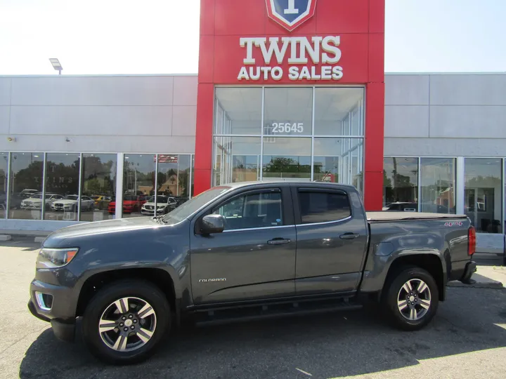 GRAY, 2015 CHEVROLET COLORADO CREW CAB Image 2