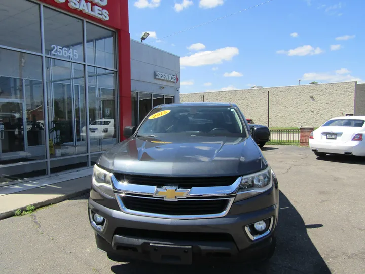 GRAY, 2015 CHEVROLET COLORADO CREW CAB Image 3