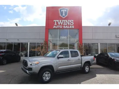 GRAY, 2020 TOYOTA TACOMA DOUBLE CAB Image 9