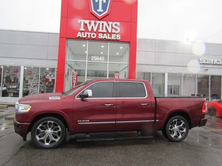 BURGUNDY, 2019 RAM 1500 CREW CAB Image 1