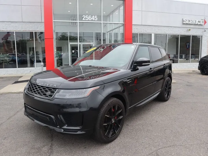 BLACK, 2019 LAND ROVER RANGE ROVER SPORT Image 2