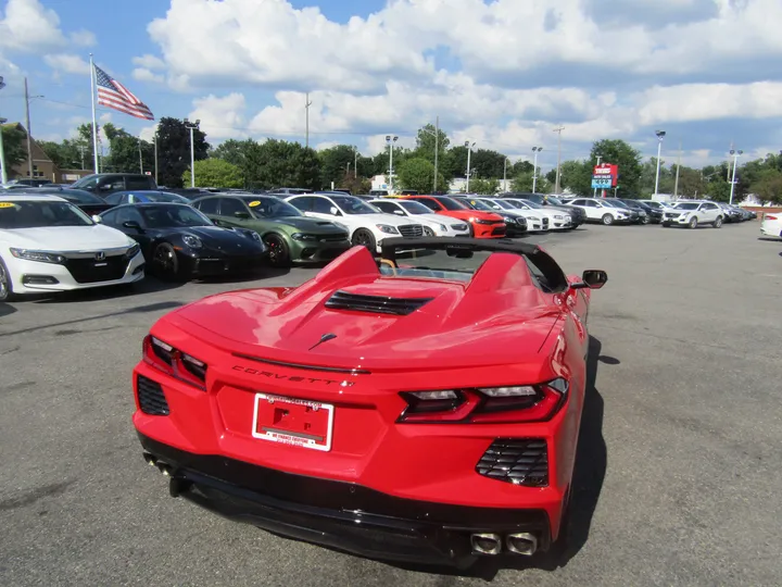 RED, 2024 CHEVROLET CORVETTE Image 6