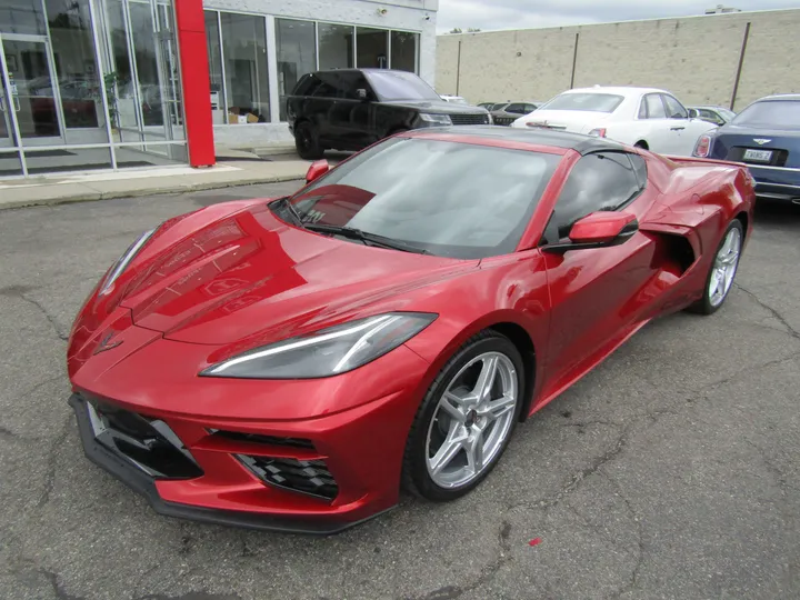 BURGUNDY, 2023 CHEVROLET CORVETTE Image 2