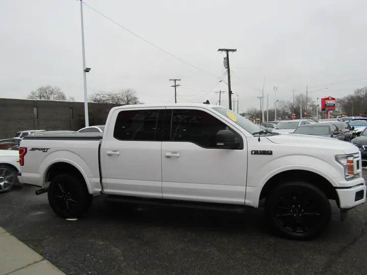 WHITE, 2019 FORD F150 SUPERCREW CAB Image 5