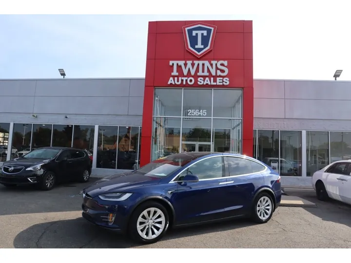 BLUE, 2018 TESLA MODEL X Image 1