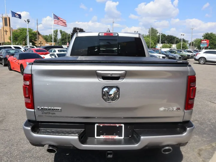 GRAY, 2022 RAM 1500 CREW CAB Image 6