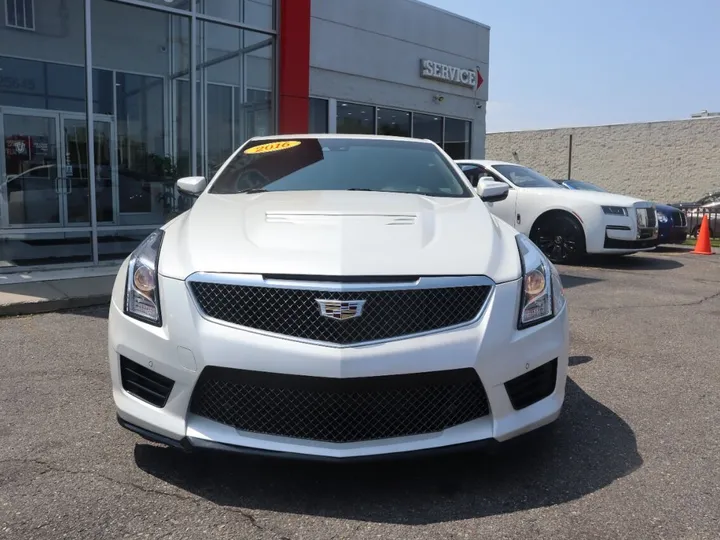 White, 2016 CADILLAC ATS-V Image 3