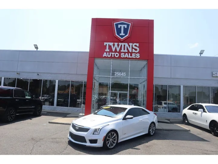 White, 2016 CADILLAC ATS-V Image 1