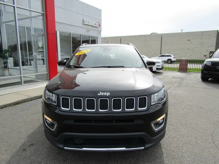 BLACK, 2021 JEEP COMPASS Image 2