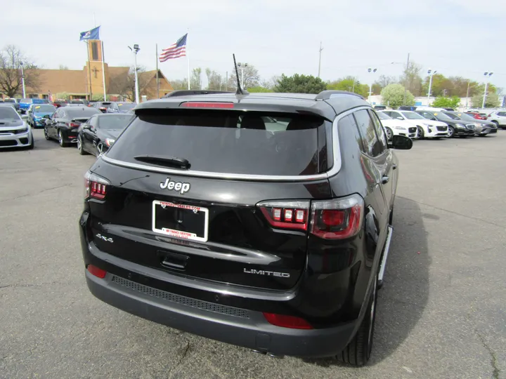 BLACK, 2021 JEEP COMPASS Image 5