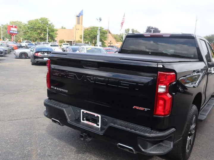 Black, 2021 CHEVROLET SILVERADO 1500 CREW CAB Image 6