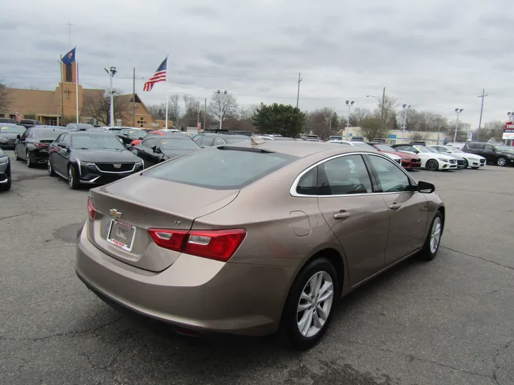 BROWN, 2018 CHEVROLET MALIBU Image 6