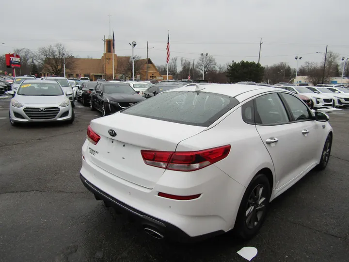 WHITE, 2020 KIA OPTIMA Image 6