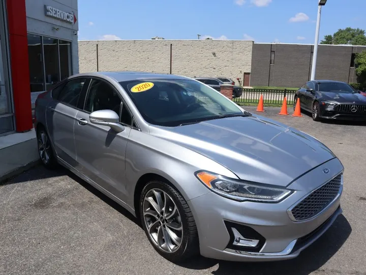 Silver, 2020 FORD FUSION Image 4