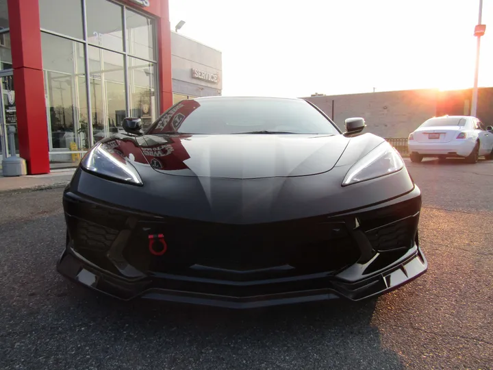 BLACK, 2022 CHEVROLET CORVETTE Image 2