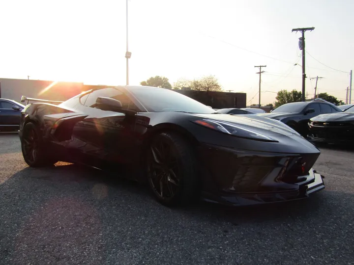 BLACK, 2022 CHEVROLET CORVETTE Image 3