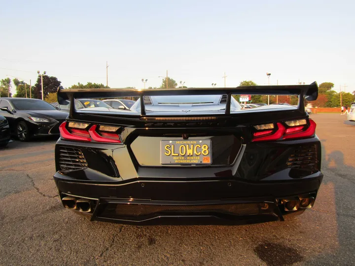 BLACK, 2022 CHEVROLET CORVETTE Image 5