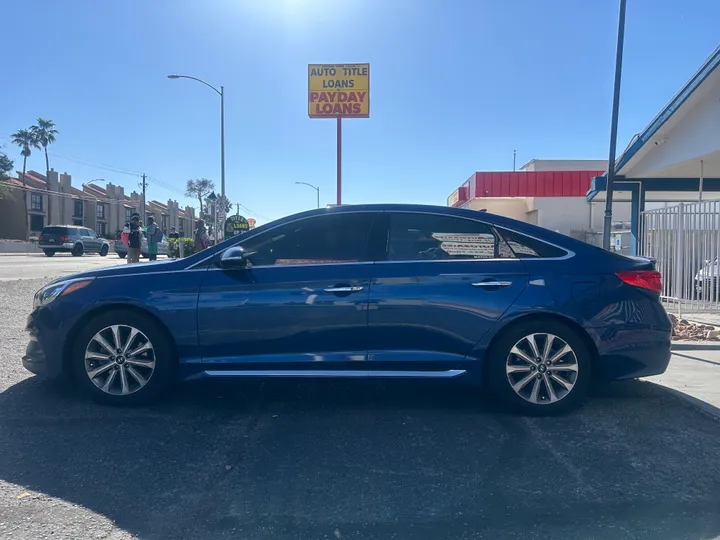 BLUE, 2016 HYUNDAI SONATA Image 4