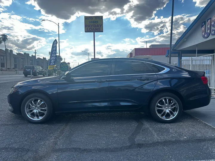 BLUE, 2017 CHEVROLET IMPALA Image 4