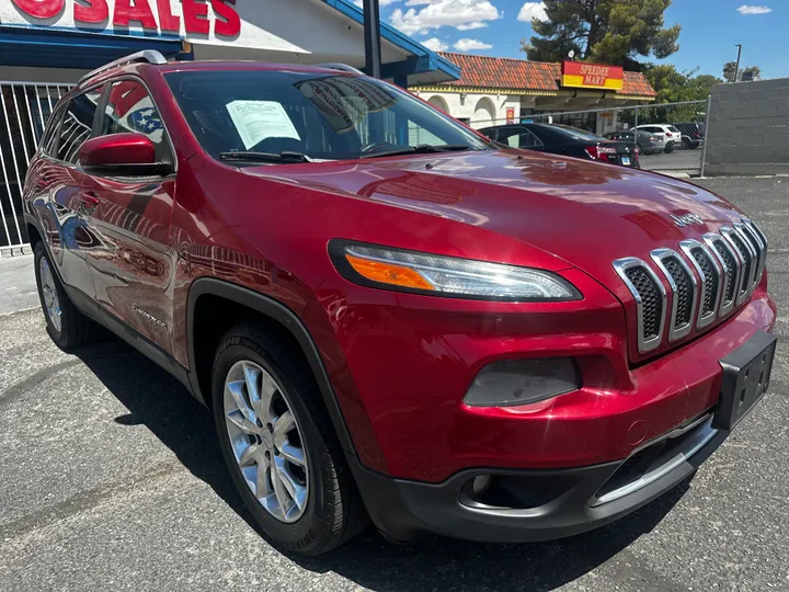 RED, 2014 JEEP CHEROKEE Image 3